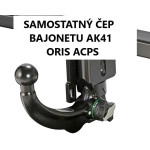 Samostatný čep tažného zařízení Oris ACPS dříve Bosal - bajonet AK41
